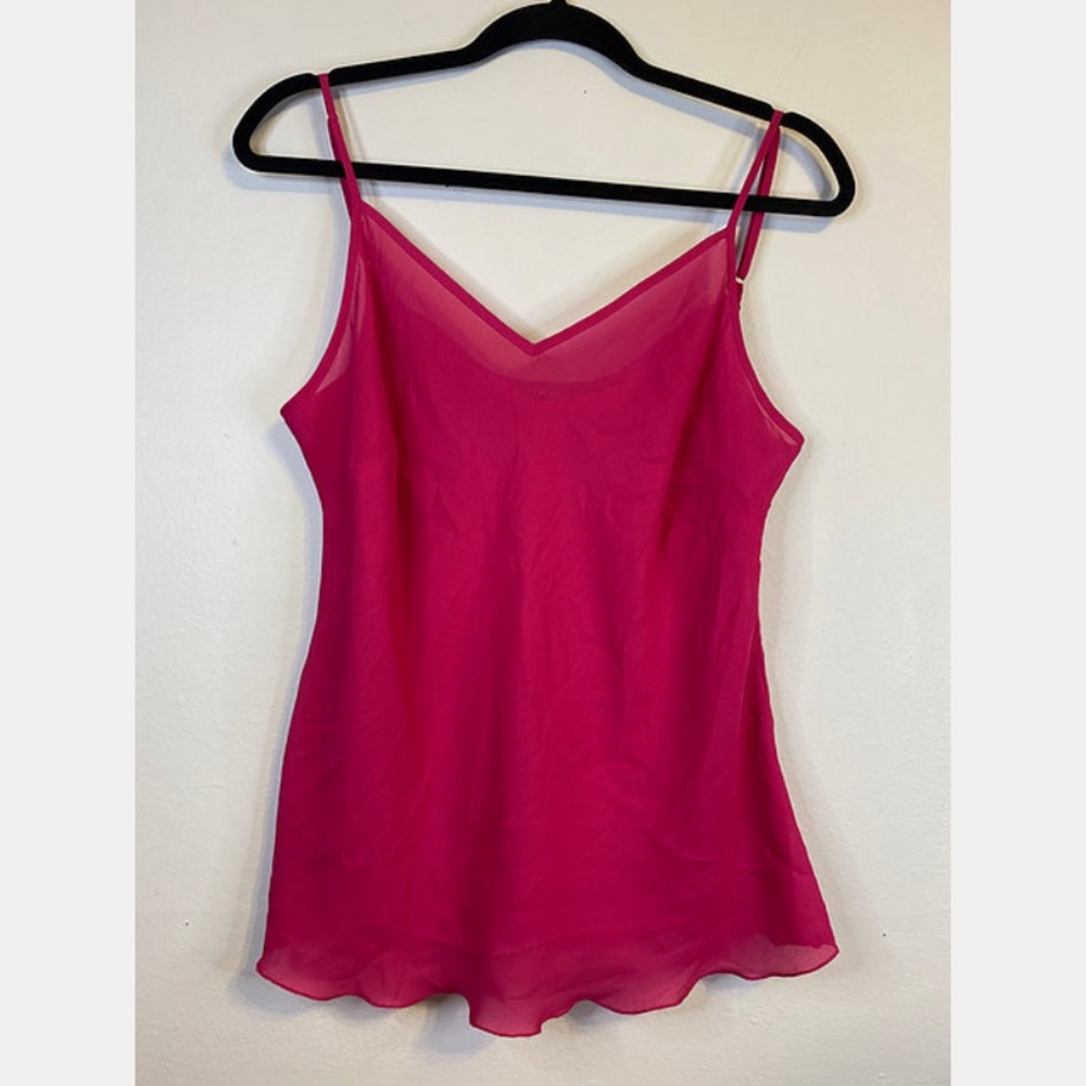 Sheer Magenta Cami, Large